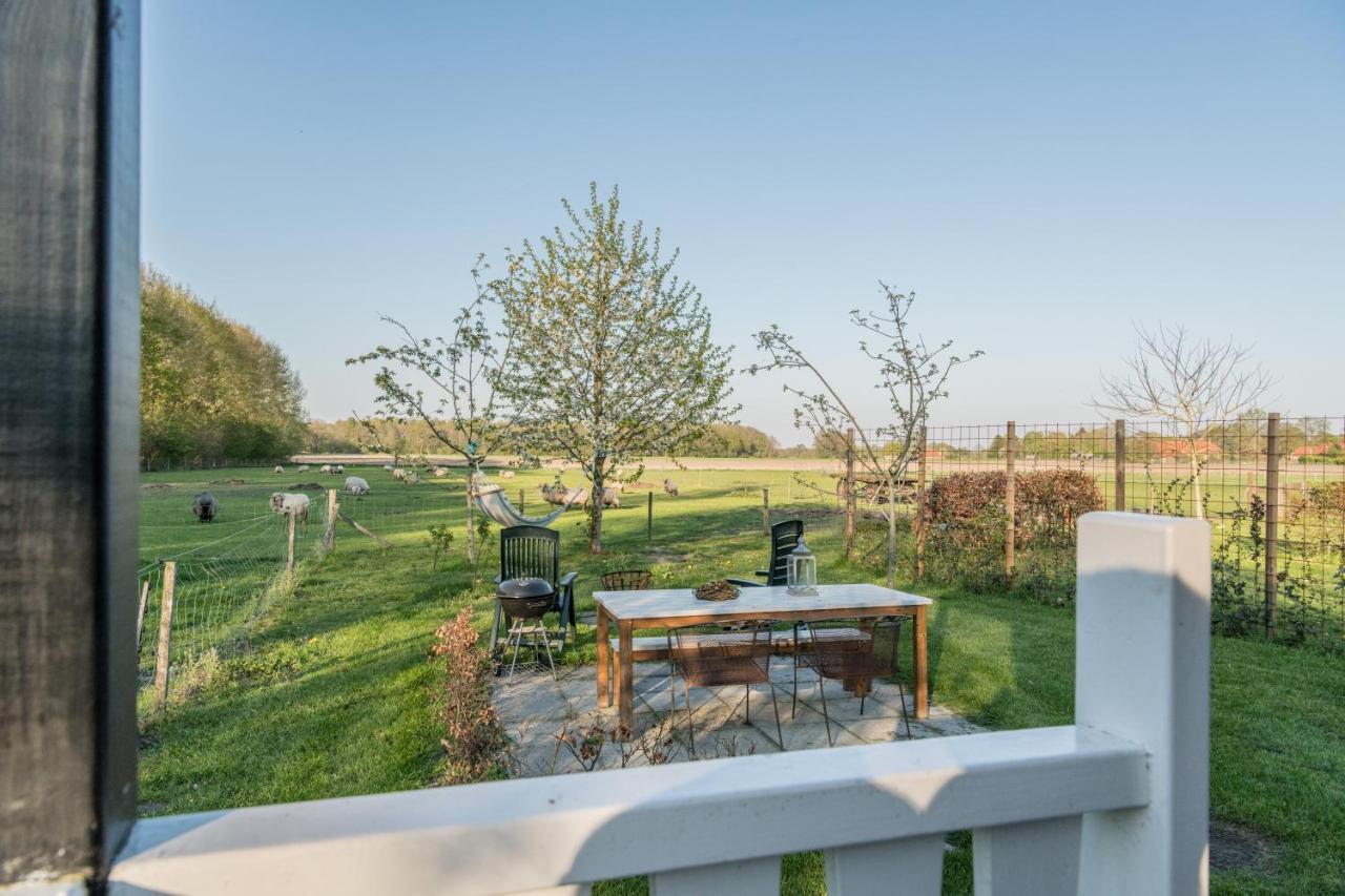 Onstwedde Pipowagen Elsebein Groningen Westerwolde Unieke Ligging Met Eigen Tuin En Vrij Uitzicht Over Veld Naar Natuurgebied المظهر الخارجي الصورة